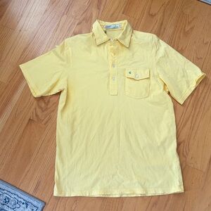 Criquet Polo Shirt size medium yellow